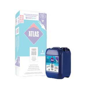 ATLAS WODER DUO Hydroizolacja dwuskładnikowa komponent B (mokry) 8kg (WODER-DUO-KB-08)