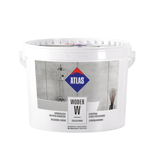ATLAS WODER W Wodoszczelna folia elastyczna jednoskładnikowa 10kg 65szt/pal (WODER W-10)