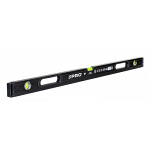 PRO Poziomica czarna frezowana z uchwytem PRO800 80cm (3-01-01-BG-080)