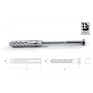 STALCO kołek rozporowy klucz 14/100 x80 op. 50 szt (K - 14X80)