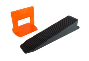 SOLID System do poziomowania płytek 50 klin + 100 klips 1mm (6357)