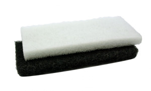 SOLID Podkład 120/250 włóknina biała+czarna 2-pak. (6055)