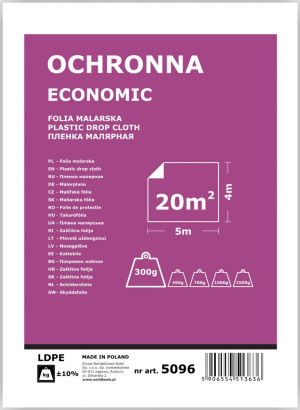 SOLID Folia malarska Ochronna Economy 4mx5m (5086)