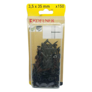 KOELNER Wkręt fosfatowy 3,5x35mm do metalu blister 150szt/op (B-FS3535)