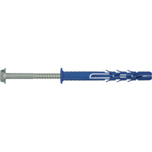 RAWLPLUG R-FF1 Kołek ramowy z kołnierzem 10x300mm z wkrętem z łbem sześciokątnym i TORX (R-P3-FF1-N-10K300)