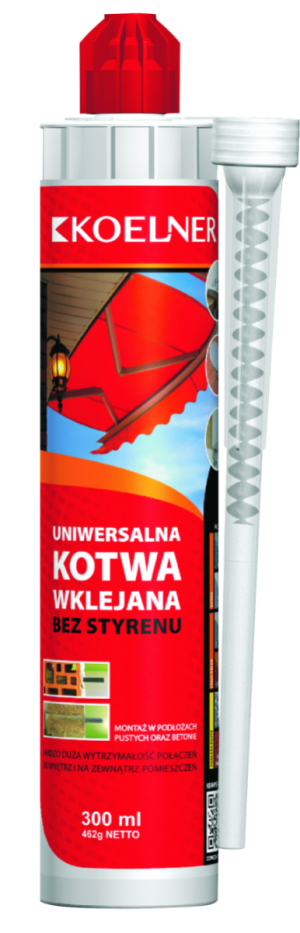 KOELNER Kotwa chemiczna KEM-PSF 300ml (KEM-PSF-300-KOE) 10szt/op.rn