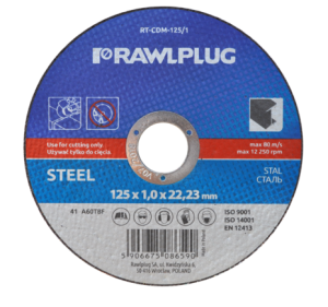 RAWLPLUG 230x22,23x1,9MM Ściernica korunddo cięcia metalu (RT-CDM-230/19)