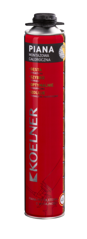 RAWLPLUG/KOELNER Piana pistoletowa 750ml uniwersalna całoroczna(12szt/karton) (RPP-45-K)