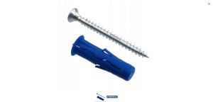 RAWLPLUG Kołek uniwersalny rozporowy UNO fi8 z wkrętem 4,5x50mm