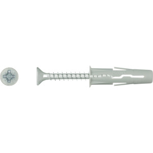 RAWLPLUG Kołek uniwersalny rozporowy UNO fi8 z wkrętem 5,0x60mm