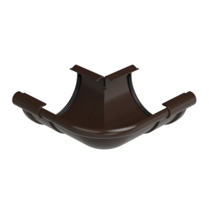 GALECO PVC Łuk zewnętrzny 130/90° grafitowy (1011-130-721S-LZN090)