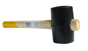MODECO HOME Młotek gumowy 0,50kg trzonek drewniany (MN-31-024)