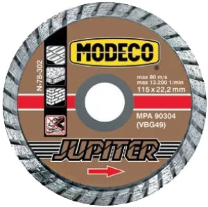 MODECO HOME Tarcza diamentowa TURBO JUPITER 115mm (MN-78-302)