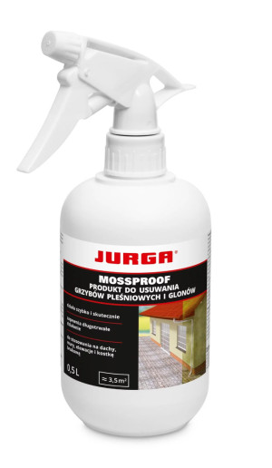 JURGA MOSSPROOF Produkt do usuwania grzybów pleśniowych i glonów 0,5L/op. (03.01.05.02.10.00)