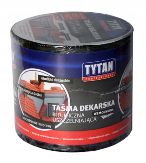 TYTAN Taśma RS TAPE dekarska uszczelniająca wzmocniona antarcyt 20cmx10m (10045373)