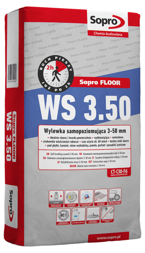 SOPRO Wylewka samopoziomująca 3-50mm FLOOR WS 3.50 40 szt/pal (290/25) (7729025)