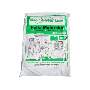 BLUE DOLPHIN Folia malarska STANDARD CF-4 4mx5m (CF_FM_04895) 40szt./karton