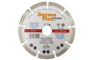 GermaFlex Piramid Segment Tarcza diamentowa segmentowa 125x2,0x7x22,2 (PIR 16863)