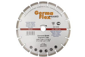GermaFlex Piramid Segment Tarcza diamentowa segmentowa 230x2,6x7x22,2 (PIR 16865)