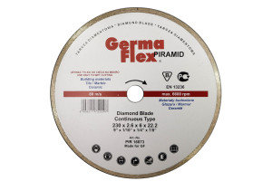 GermaFlex Piramid Continuous Tarcza diamentowa pełna 230x2,6x6x22,2rn (PIR 16873)
