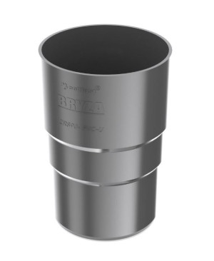BRYZA Złączka rury spustowej 90mm grafit 36szt./op. (62-134)