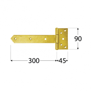 DOMAX Zawias bramkowy 300x45x90x3,0mm ZB 300 (8104)