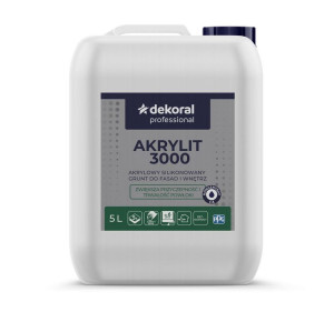 DEKORAL PRO AKRYLIT 3000 grunt koncentrat 5L/op.