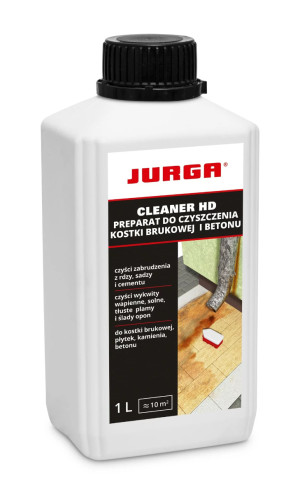 JURGA CLEANER HD Preparat do czyszczenia kostki brukowej płytek kamiennych i betonu 1L/op. (03.01.09.01.10.00)