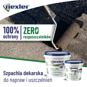 NEXLER Fix Bit Szpachla dekarska do napraw i uszczelnień op.5kg (W-DA120-A0000-NX1C-0500)