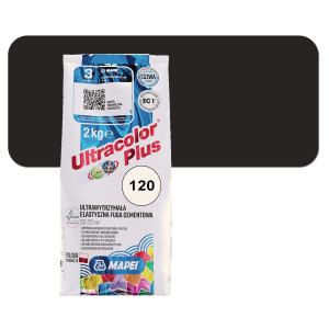 MAPEI Fuga Ultracolor Plus 120 Czarny 2kg/op. (6012028A - PMA)