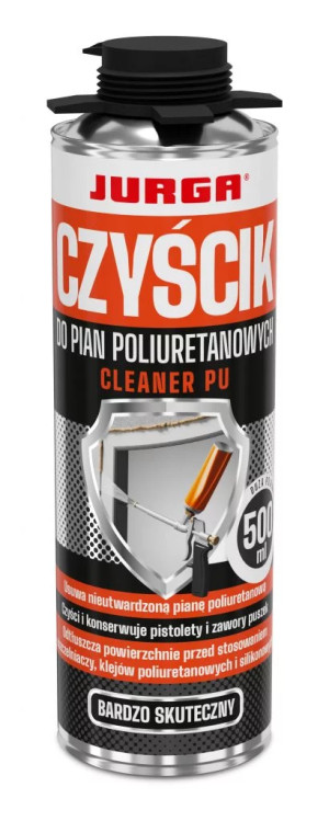 JURGA CLEANER PU Czyścik do nieutwardzonych pian poliuretanowych 0,5L/op.