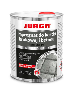 JURGA PROTECT PV Impregnat do kostki brukowej i betonu - rozpuszczalnikowy 3L/op. (02.01.03.03.10.00)