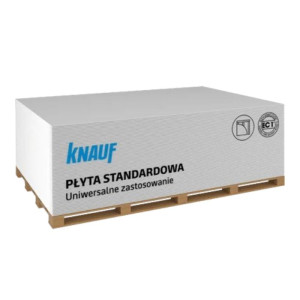 KNAUF Płyta Zwykła GKB A13 gr.12,5mm 1200x2000 64szt/pal. (421830)