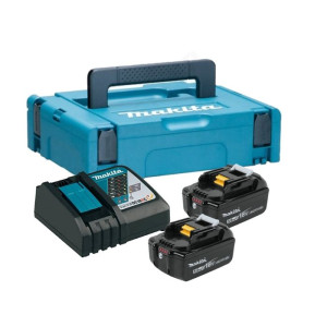 MAKITA Zestaw zasilający 2x 5Ah + DC18RC