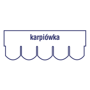 NEXLER Gont asfaltowy Karpiówka 1000 mm - GRAFIT 3,84m2/op. 24op./pal