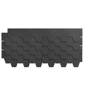 NEXLER Gont asfaltowy Trapez 800 mm - GRAFIT 3m2/op. 40op./pal