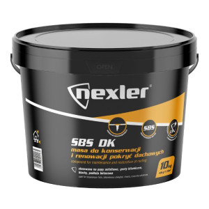 NEXLER SBS DK Masa do konserwacji i renowacji pokryć dachowych 10kg/op. 60szt/pal. (W-BR002-A0000-NX2C-1000)