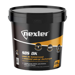 NEXLER SBS DK Masa do konserwacji i renowacji pokryć dachowych 20kg/op. 33szt/pal. (W-BR002-A0000-NX2C-2000)