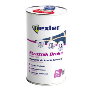 NEXLER Strażnik Bruku połysk Impregnat do kostki brukowej 5L/op. 105szt/pal. (W-IS034-A0000-NX1P-0500)