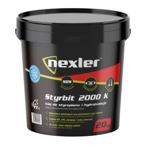 NEXLER Styrbit 2000-K Klej do styropianu i hydroizolacja 20kg/op. 33szt/pal. ( W-BR003-A0000-NX2C-2000 )