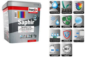 SOPRO Fuga Saphir 10 Biała 4kg/op. 4szt/karton (9500A/4)