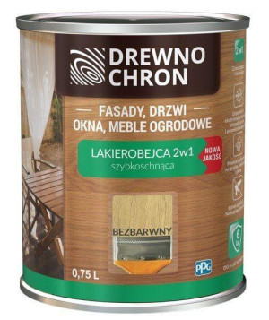 DEKORAL Drewnochron Lakierobejca 2w1 Bezb. 0,75L (442678)
