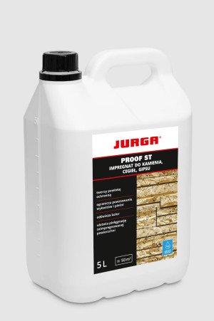 JURGA PROOF ST Impregnat do kamienia,cegieł i gipsu 5L/op.