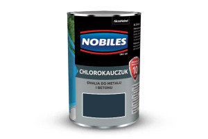 Chlorokauczuk Nobiles szary grafitowy RAL 7024 0,9L