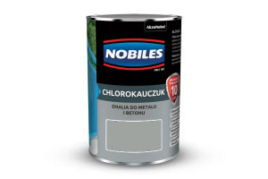 Chlorokauczuk Nobiles popielata średnia 0,9L