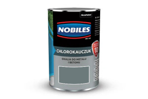 Chlorokauczuk Nobiles szary stalowy RAL 7046 0,9L