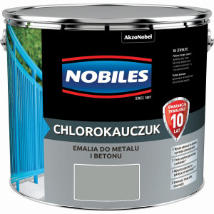 Chlorokauczuk Nobiles popielaty średni 5L