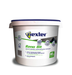 NEXLER Reno Bit Wodna masa do renowacji i konserwacji pokryć dachowych 10kg/op. 60szt/pal. (W-DA118-A0000-NX2C-1000)
