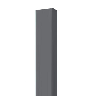 Słupek ogrodzeniowy 60x40 1,2mm L=2000mm Kolor Grafit RAL 7016