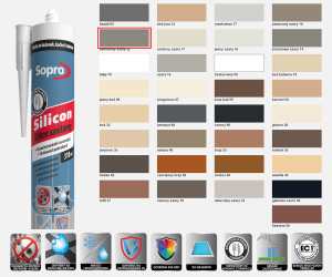 SOPRO Silikon 22 kamienno-szary 310ml (035)